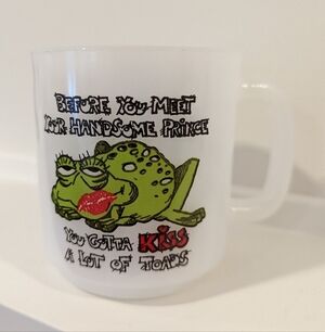 Vintage Frog Themed Mug